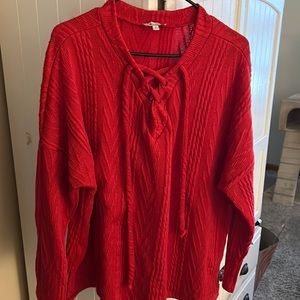 Red Long Sleeve Shirt